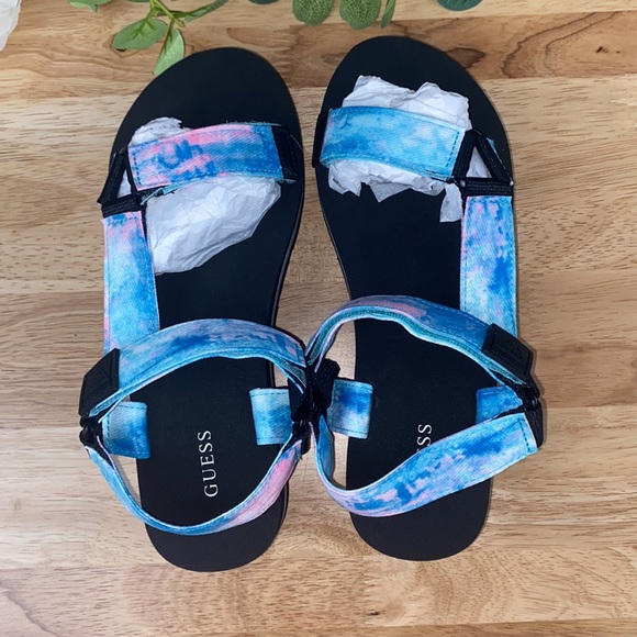 Guess Women's Avin Strappy Platform Sandals 8.5M - Picture 4 of 8